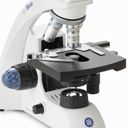 Euromex BioBlue 40X-800X Monocular Portable Compound Microscope w/ 5MP USB 3 Digital Camera BB4220B-5M3